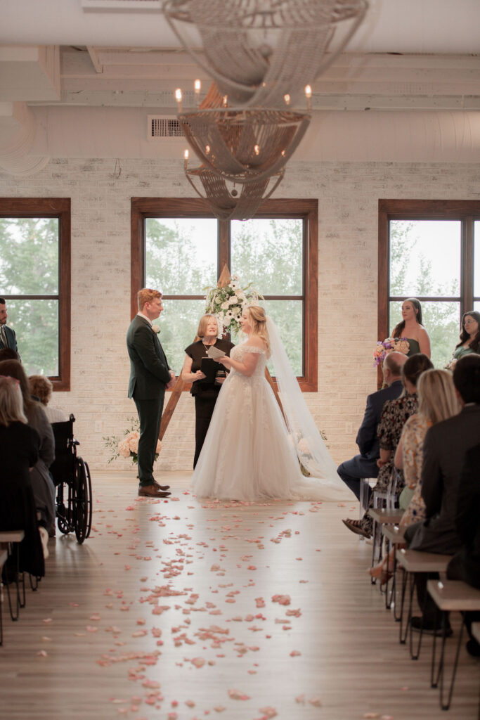 Couple were officially pronounced married