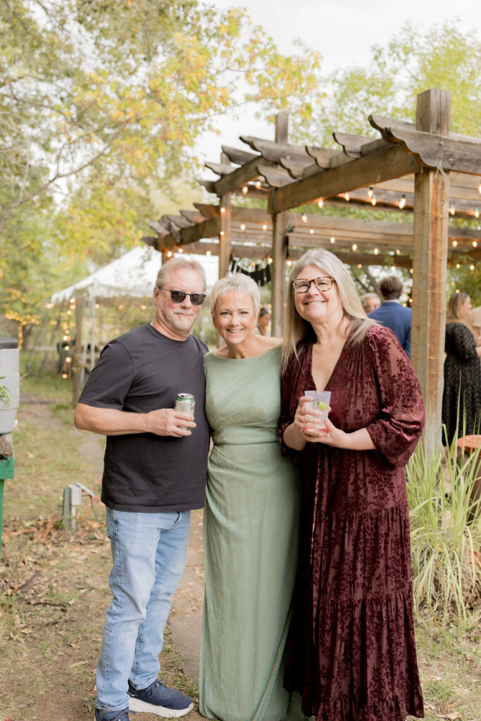 Family posing together