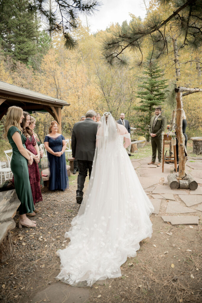 Guests gathered to attend the ceremony