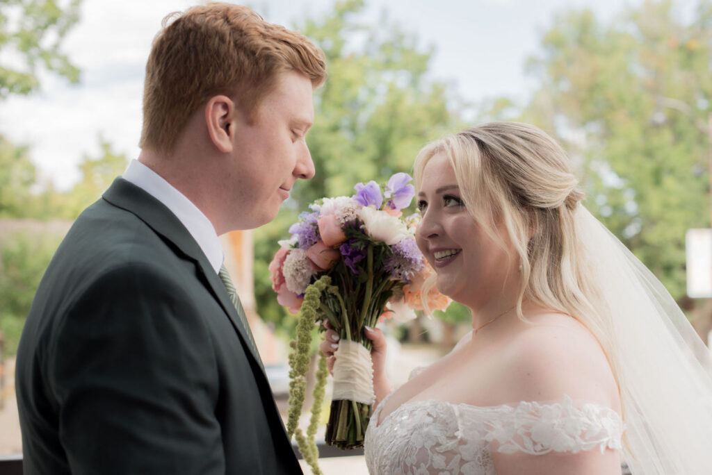 Janelle and Ryan shared first look moment