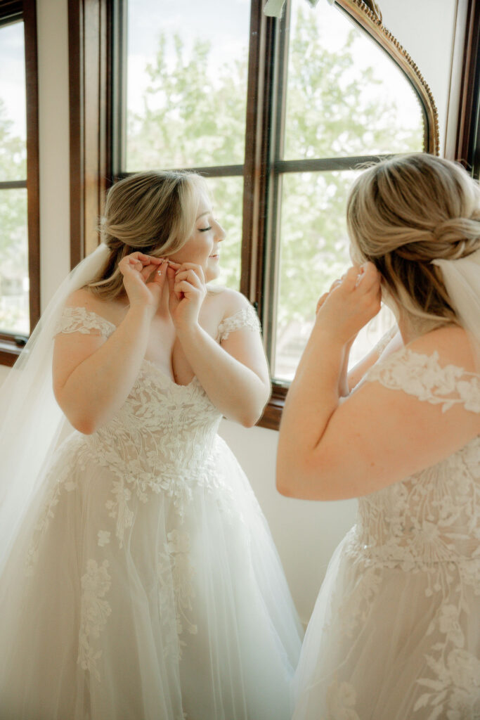 Janelle getting ready