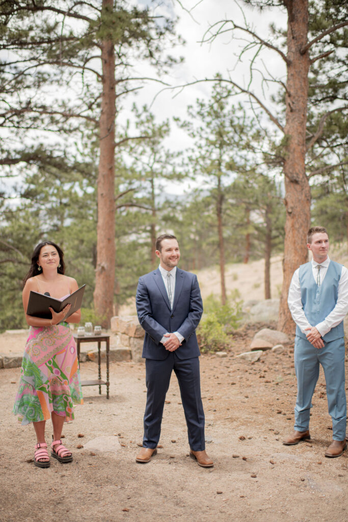 Josh waiting for Jamie