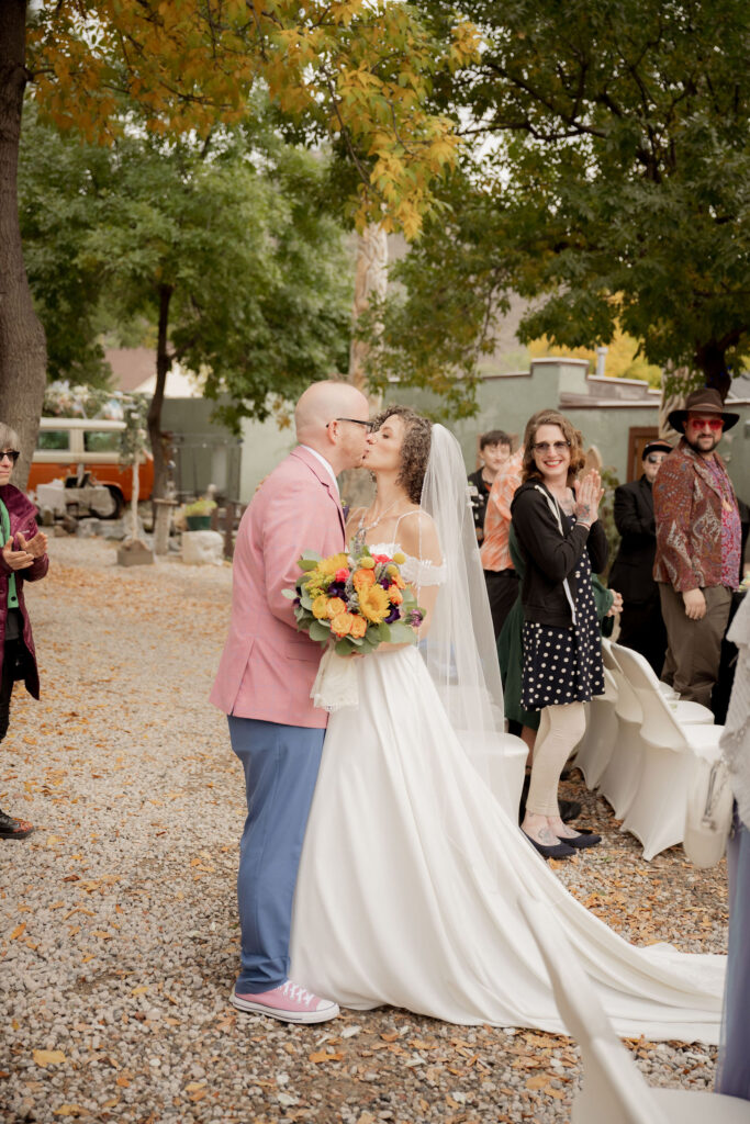 Mark & Michelle Kissing