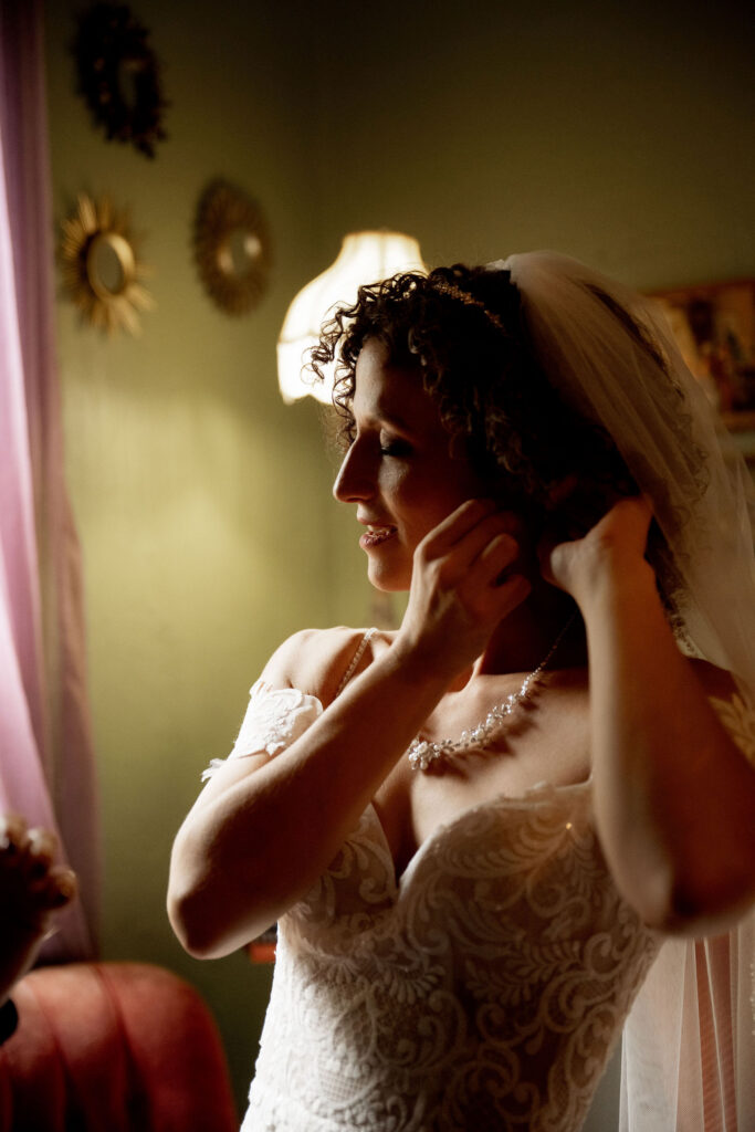 Michelle getting ready