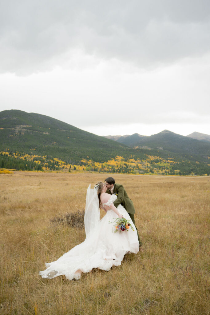 Olivia and Andrew Kissing